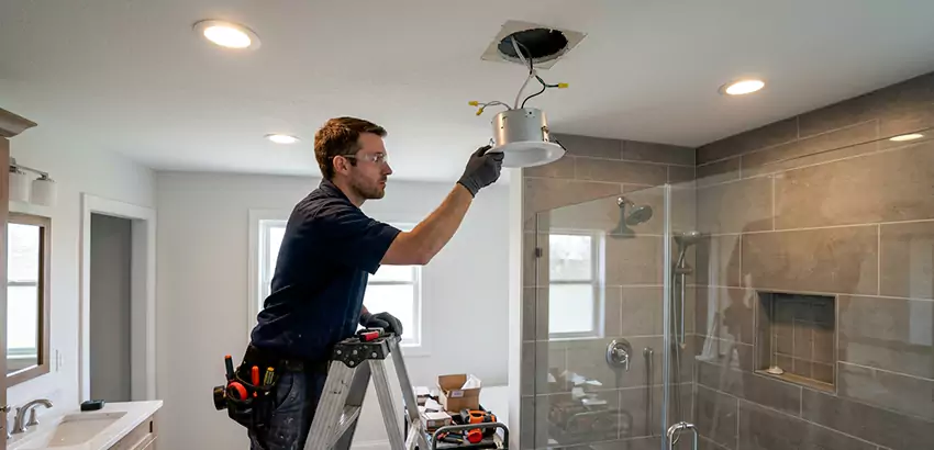 Bathroom and Shower Recessed Lighting Installation in Kennesaw