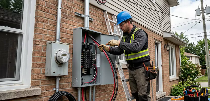 Outdoor Subpanel Installation in Kennesaw