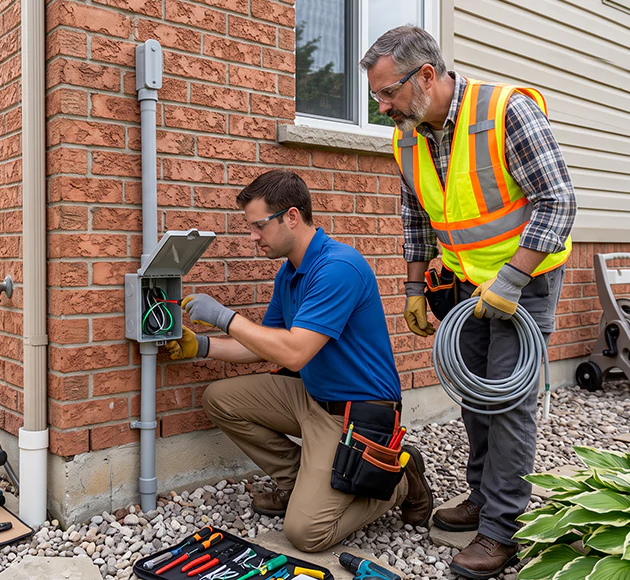 Professional Outdoor Outlet Installation: Your Local Exterior Wiring Team in Kennesaw, GA